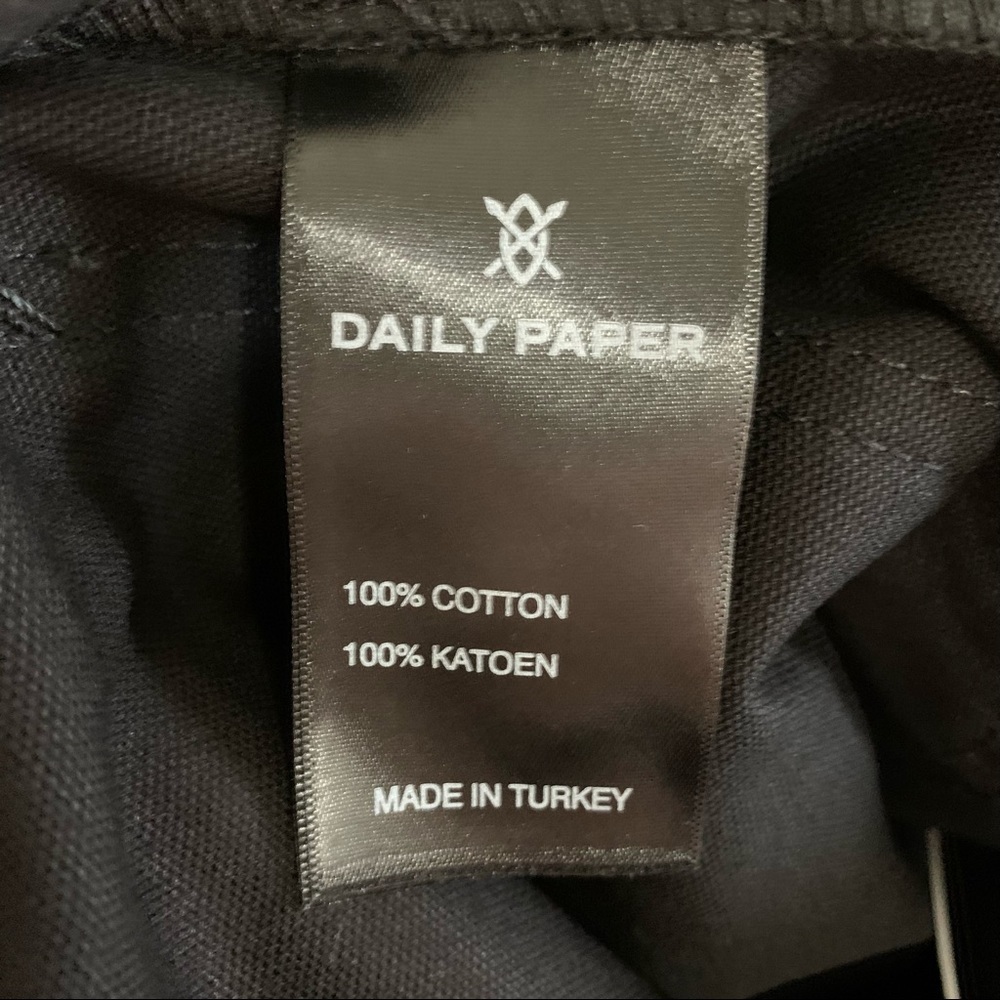 Daily Paper Rework Pants Color Black Size Medium - Picture 13 of 14
